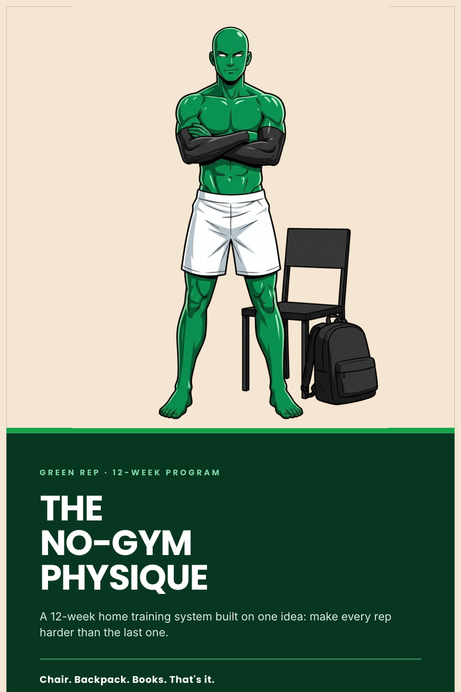 Cover of The No-Gym Physique training guide
