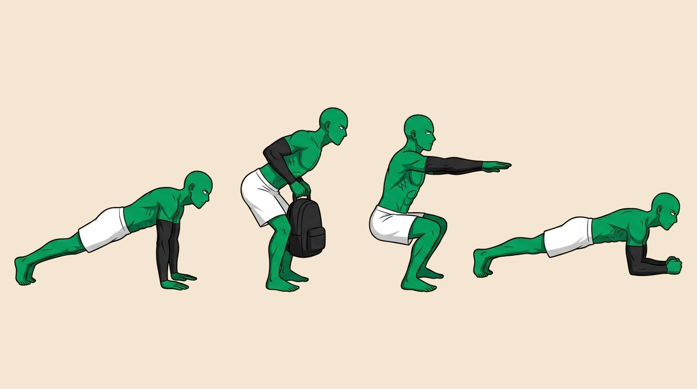 The four session types in the weekly structure
